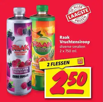 Nettorama Raak vruchtensiroop aanbieding