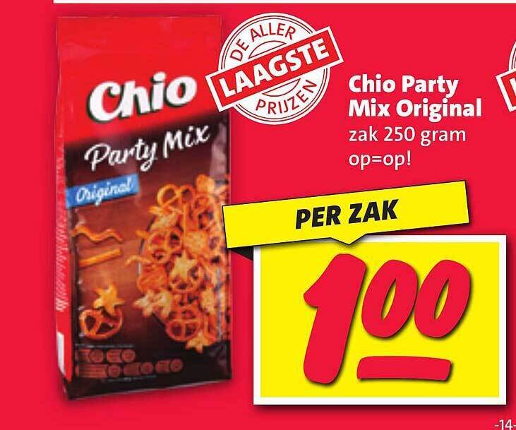 Chio party mix original aanbieding bij Nettorama