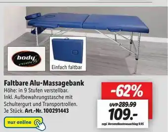 ALDI Faltbare alu-massagebank aanbieding