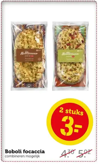 Coop Boboli focaccia aanbieding