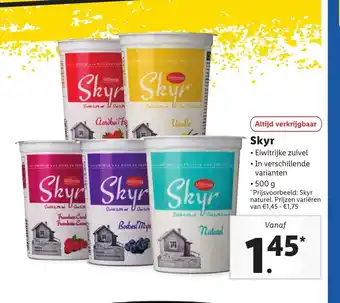 Lidl Milbona Skyr 500 g aanbieding