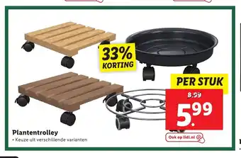 Lidl Plantentrolley aanbieding