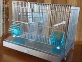 Bol.com Cova 1 metalen kweekkooi 42x25x31cm aanbieding