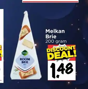 Vomar Voordeelmarkt Melkan Brie 200 gram aanbieding