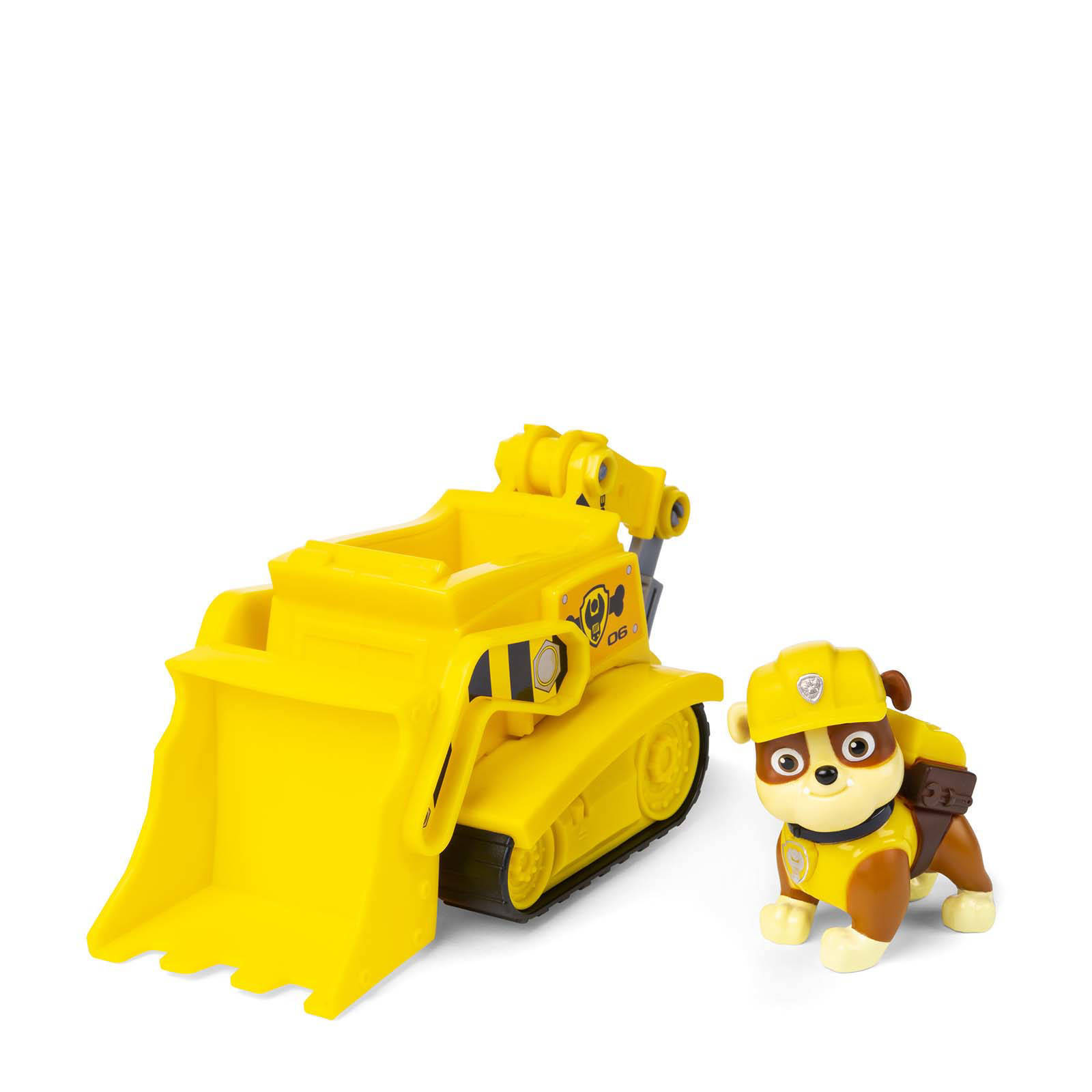 Paw patrol voertuig met pup rubble aanbieding bij Wehkamp