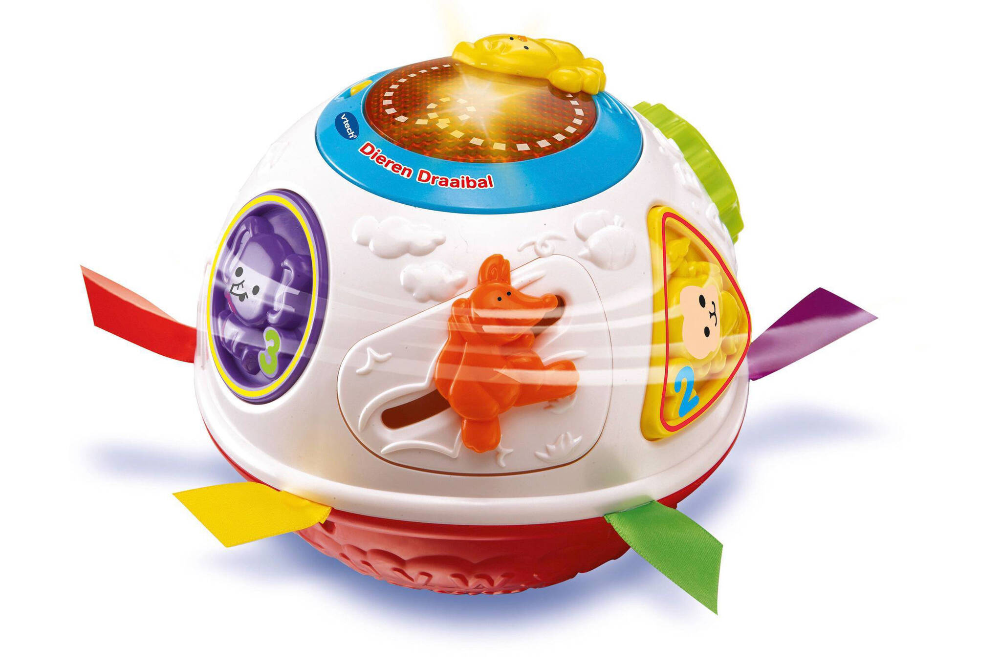 Vtech baby dieren draaibal aanbieding bij Wehkamp