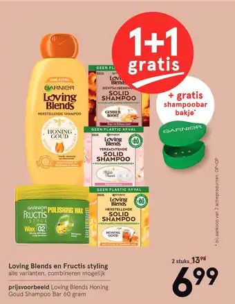 Etos Loving blends en fructis styling 60gram aanbieding