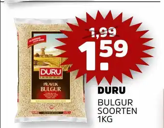 Sahan Supermarkten Duru bulgur soorten 1kg aanbieding