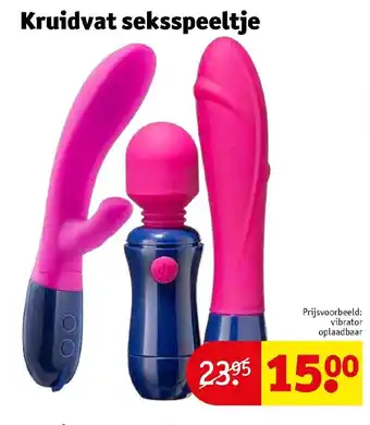 Kruidvat Seksspeeltje vibrator oplaadbaar aanbieding