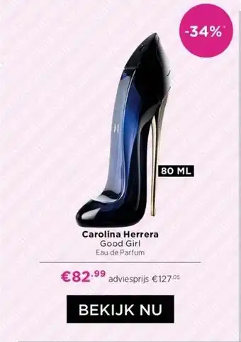 ICI Paris XL Carolina herrera good girl eau de parfum aanbieding