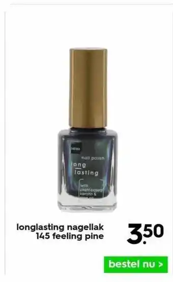 HEMA Longlasting nagellak 145 feeling pine aanbieding