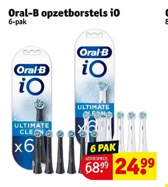 Kruidvat Oral-B opzetborstels iO 6-pak aanbieding