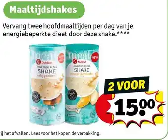 Kruidvat Maaltud shake caramel x 2 aanbieding