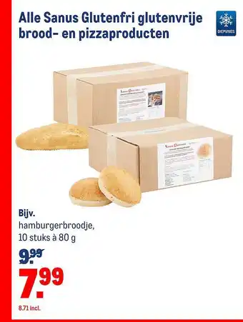 Makro Alle Sanus Glutenfri 80 g aanbieding