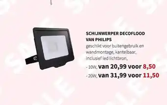 Nijhof Schijnwerper decoflood van philips aanbieding