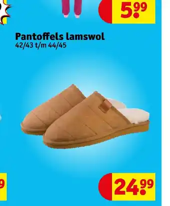 Kruidvat Pantoffels Lamswol aanbieding