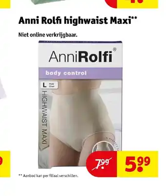 Kruidvat Anni Rolfi highwaits Maxi** aanbieding