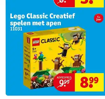 Kruidvat Lego Classic Creatief spelen met apen aanbieding