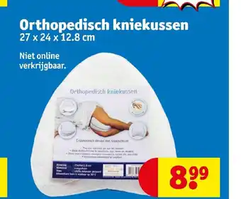 Kruidvat Orthopedisch kniekussen 27x24x12.8 cm aanbieding