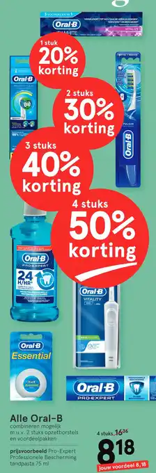 Etos Alle Oral-B 75ml aanbieding