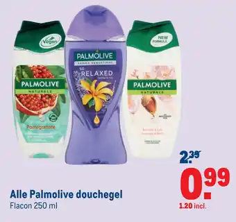 Makro Alle Palmolive douchegel 250ml aanbieding