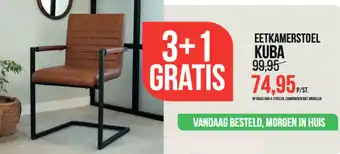 Dimehouse Eetkamerstoel kuba aanbieding