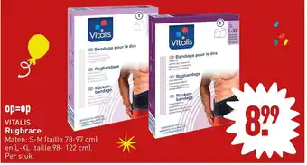 ALDI Vitalis rugbrace aanbieding