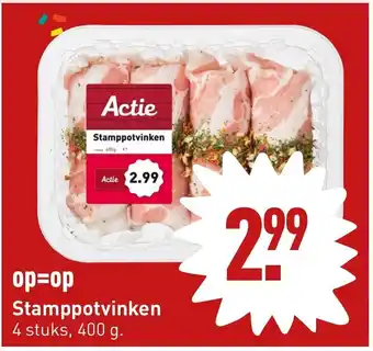 ALDI Stamppotvinken 400g aanbieding