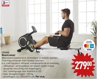 ALDI Crane roeitrainer aanbieding