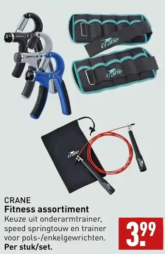 ALDI Crane fitness assortiment aanbieding