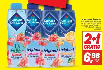 Dekamarkt Karvan cevitam 500ml 2+1 gratis aanbieding