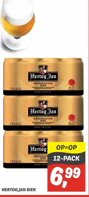 Dekamarkt Hertog jan bier 12-pack aanbieding