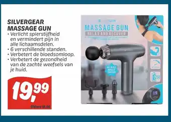 Dekamarkt Silvergear massage gun aanbieding