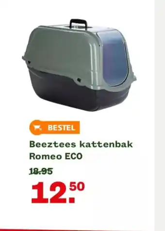 Welkoop Beeztees kattenbak Romeo ECO aanbieding