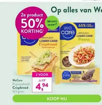 Holland & Barrett Wecare crispbread aanbieding