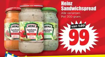 Dirk Heinz Sandwichspread 300 gram aanbieding