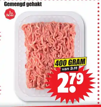 Dirk Gemengd gehakt 400 gram aanbieding