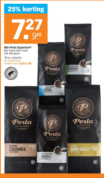 Albert Heijn Alle perla superiore* aanbieding