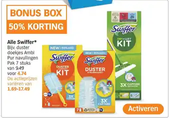 Albert Heijn Alle swiffer* aanbieding