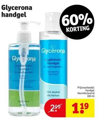 Kruidvat Glycerona handgel aanbieding