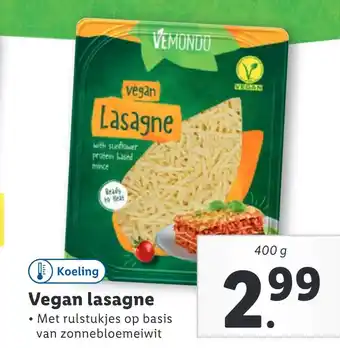 Lidl Vegan lasagne aanbieding