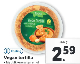 Lidl Vegan tortilla aanbieding