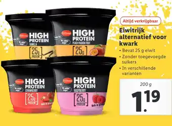 Lidl Eiwitrijk alternatief voor kwark aanbieding