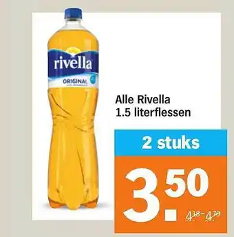 Albert Heijn Alle rivella 1.5 literflessen aanbieding