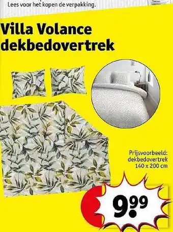 Kruidvat Villa volance dekbedovertrek aanbieding