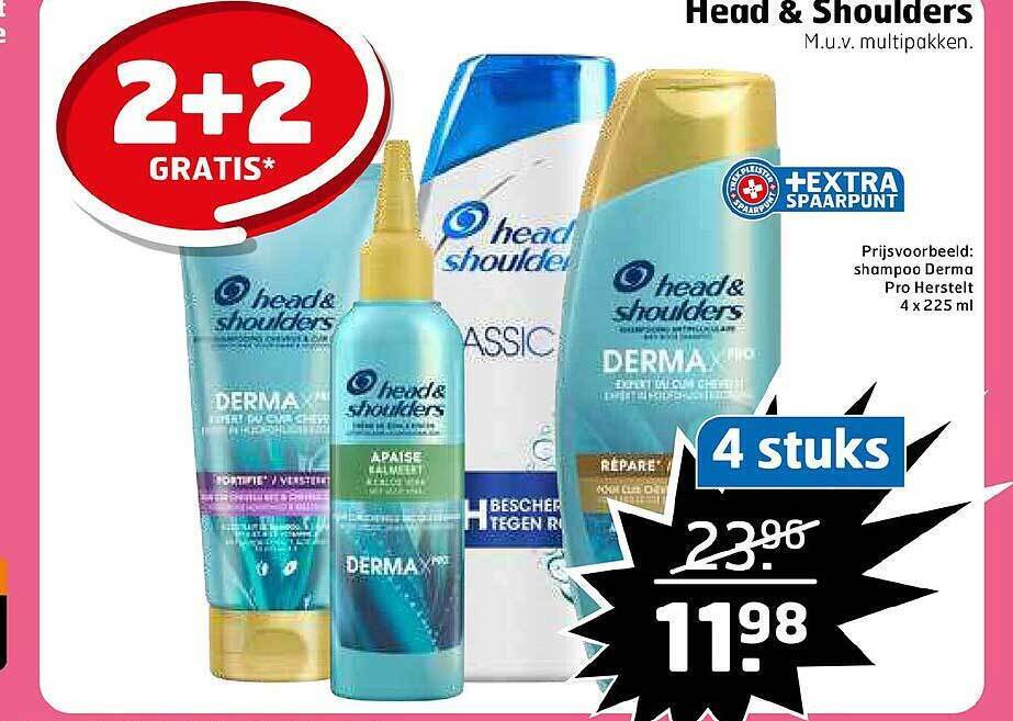 Head & shoulders aanbieding bij Trekpleister