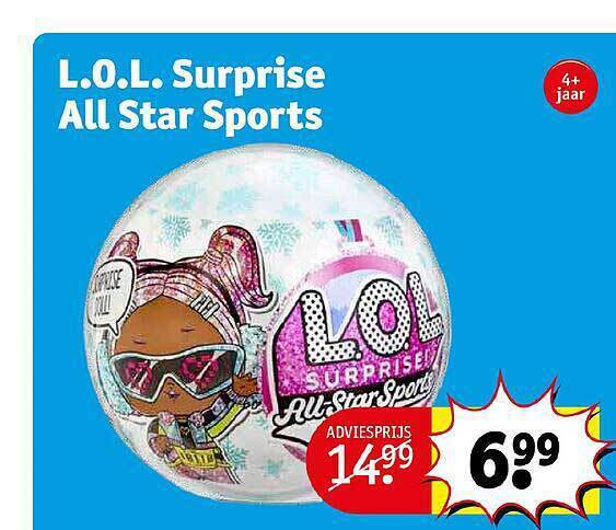L.o.l. surprise all star sports aanbieding bij Kruidvat