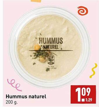ALDI Hummus naturel aanbieding