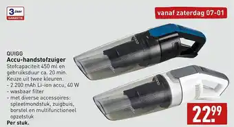 ALDI Quigg accu-handstofzuiger aanbieding
