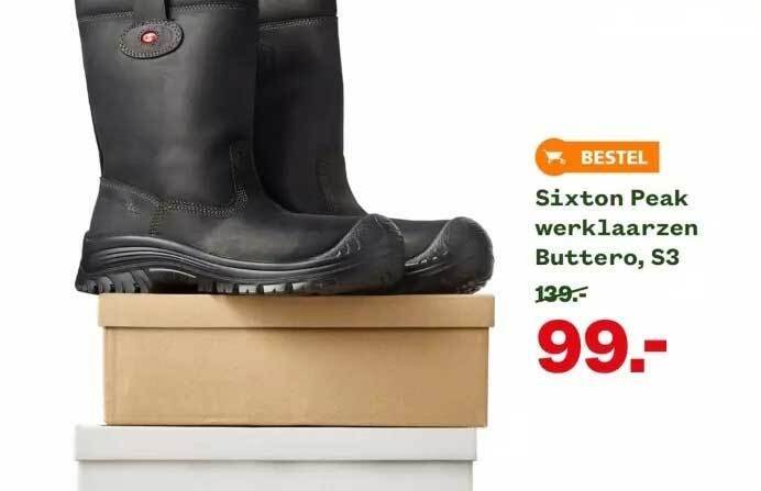 Sixton peak werklaarzen aanbiedingen | Folderz.nl